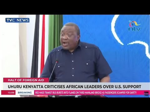 Stop Crying Over Trump&#039;s Withdrawal Of Foreign Aids, Kenyatta Tells African Leaders