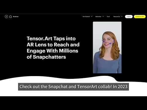 @OfficialSnapchat &amp; TensorArt: Revolutionizing Creativity with AI | A Game-Changing Collaboration