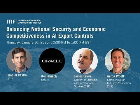 Balancing National Security and Economic Competitiveness in AI Export Controls