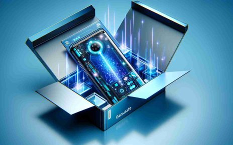 Generate a hyper-realistic image of a futuristic smartphone, called 'Galaxy S24 FE'. This depicted model is fresh out of the box, showcasing its sparkling new color variants.